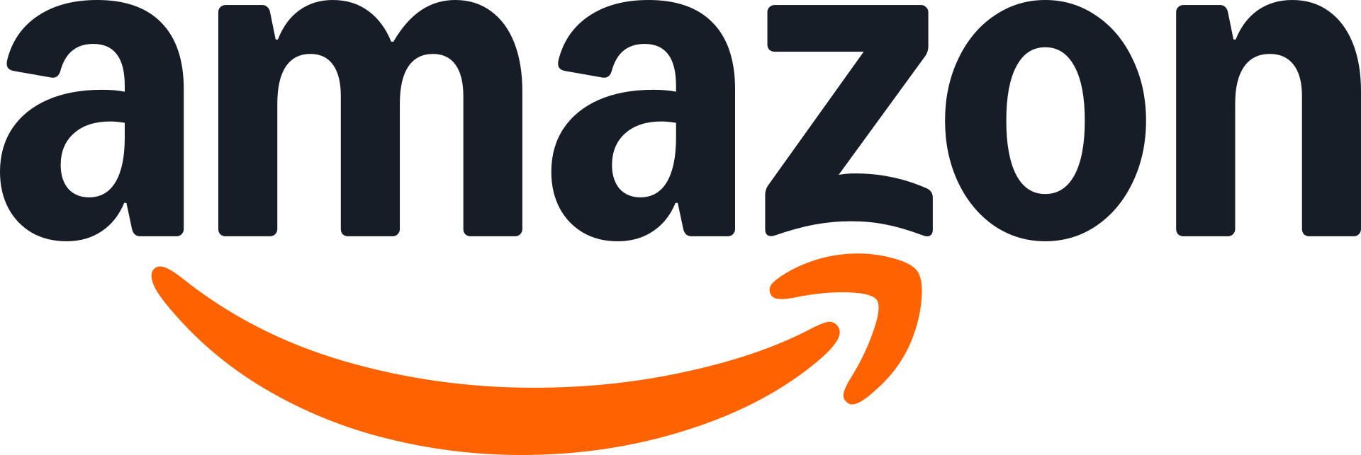 The Amazon logo.