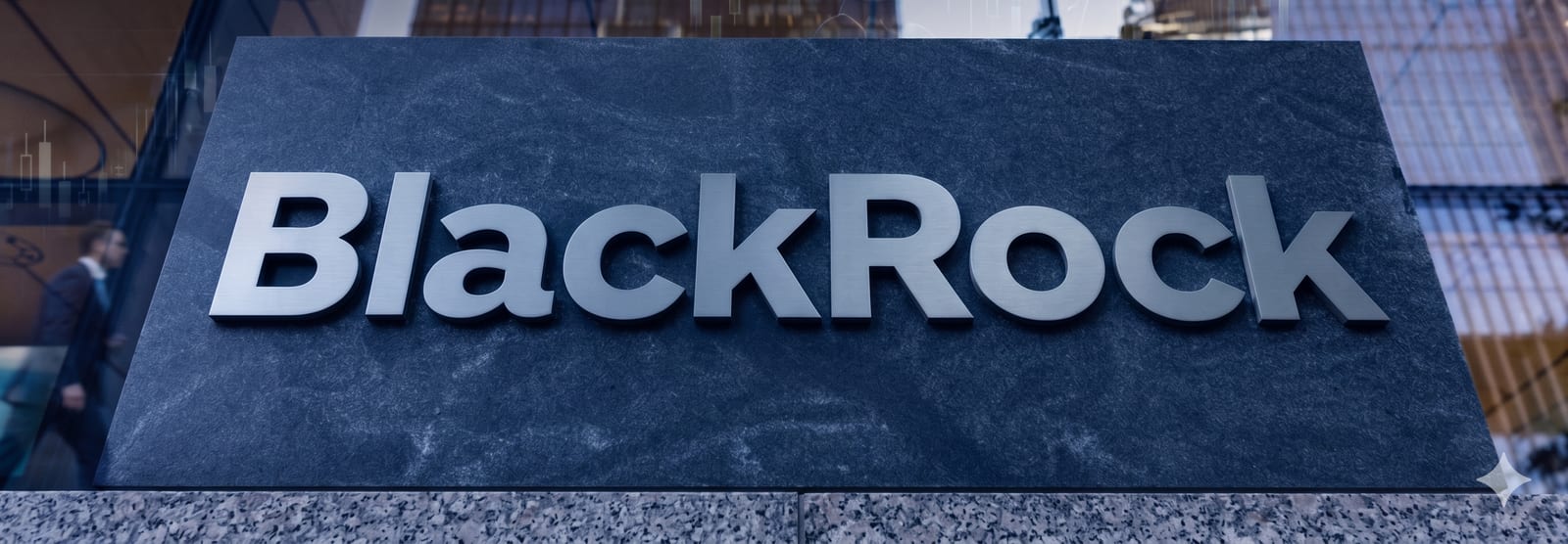 BlackRock signage.